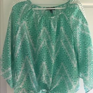 I.N. Studio Tie Up Top